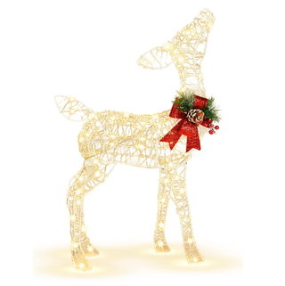 Tangkula Lighted Christmas Reindeer